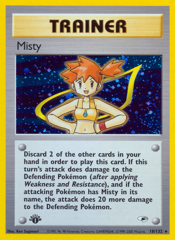 Misty Gym Heroes card