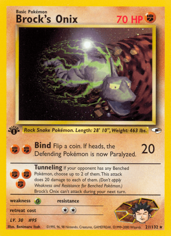 Brock's Onix Gym Heroes card