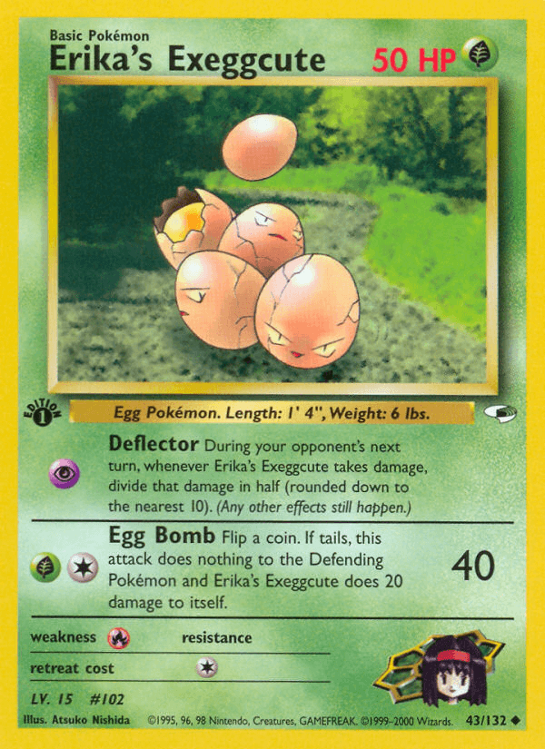 Erika's Exeggcute Gym Heroes card