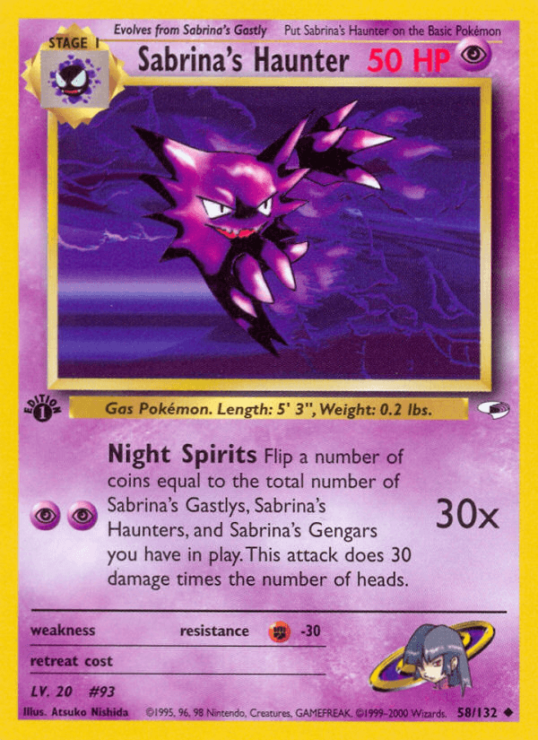 Sabrina's Haunter Gym Heroes card