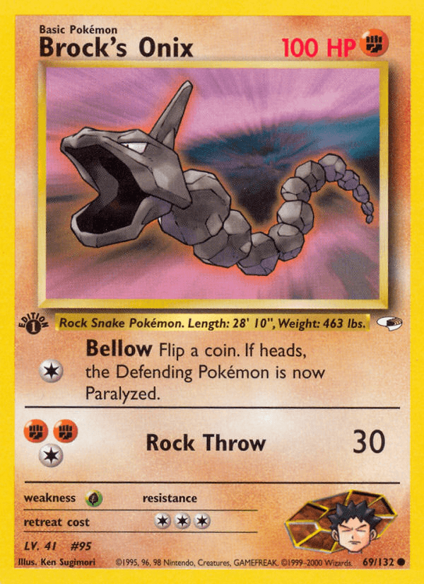 Brock's Onix Gym Heroes card