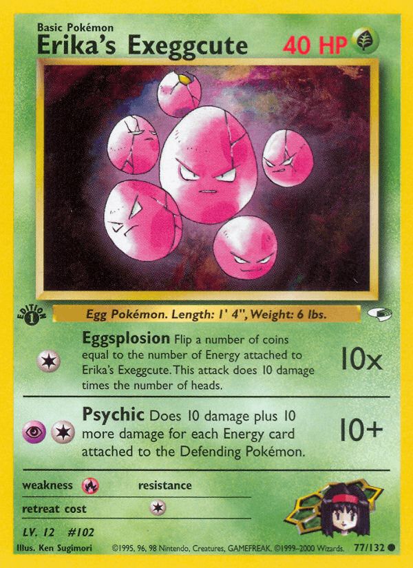 Erika's Exeggcute Gym Heroes card