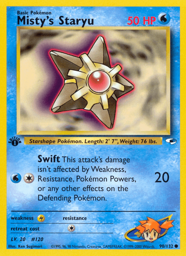 Misty's Staryu Gym Heroes card