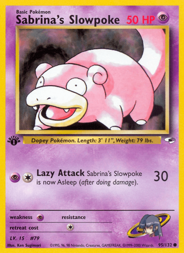 Sabrina's Slowpoke Gym Heroes card