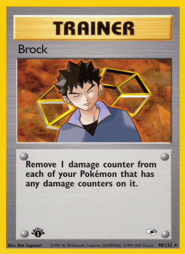 Brock Gym Heroes card
