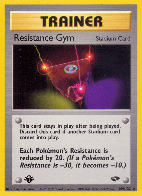 Resistance Gym Gym Challenge card