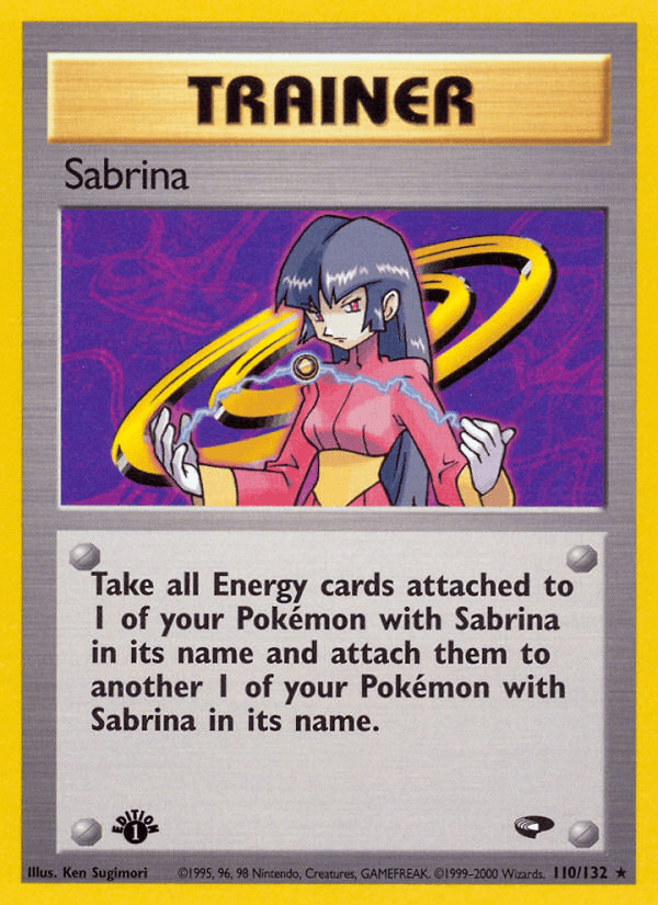 Sabrina Gym Challenge card
