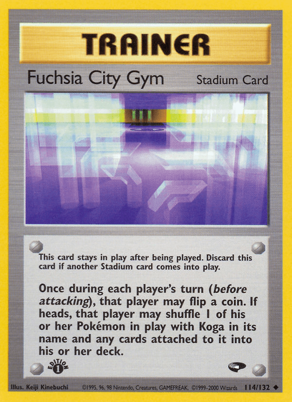 Fuchsia City Gym Gym Challenge card