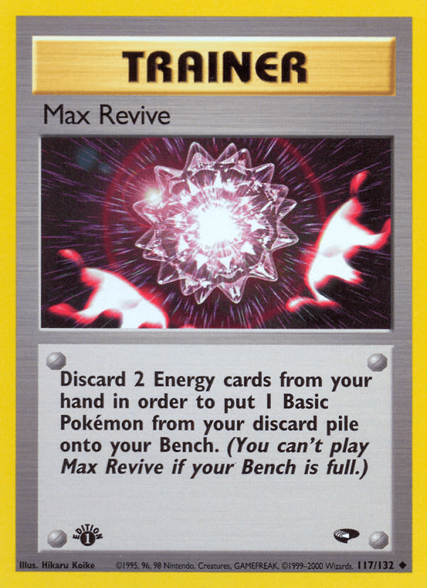 Max Revive Gym Challenge card
