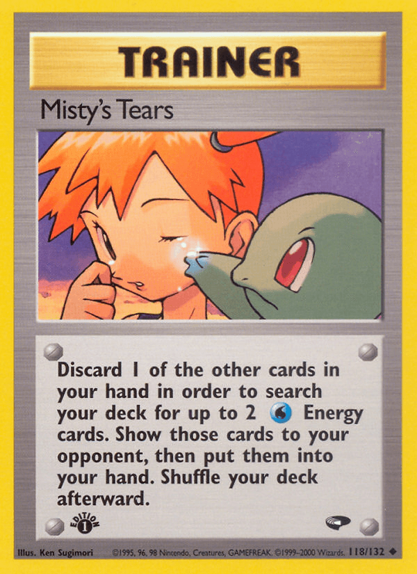 Misty's Tears Gym Challenge card