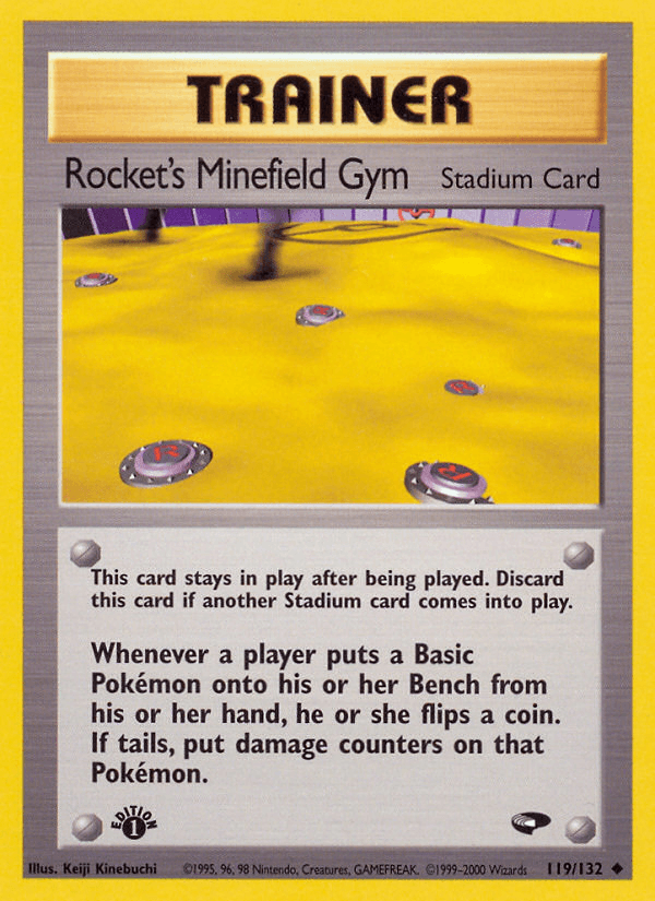 Rocket's Minefield Gym Gym Challenge card