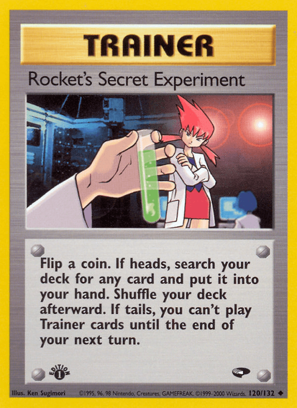 Rocket's Secret Experiment Gym Challenge card