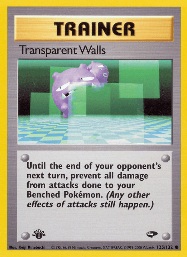 Transparent Walls Gym Challenge card