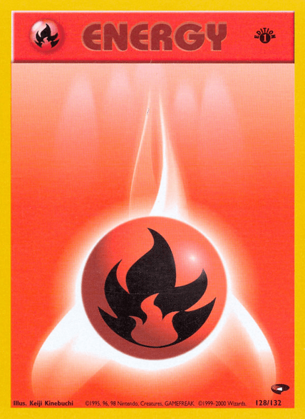 Fire Energy Gym Challenge card