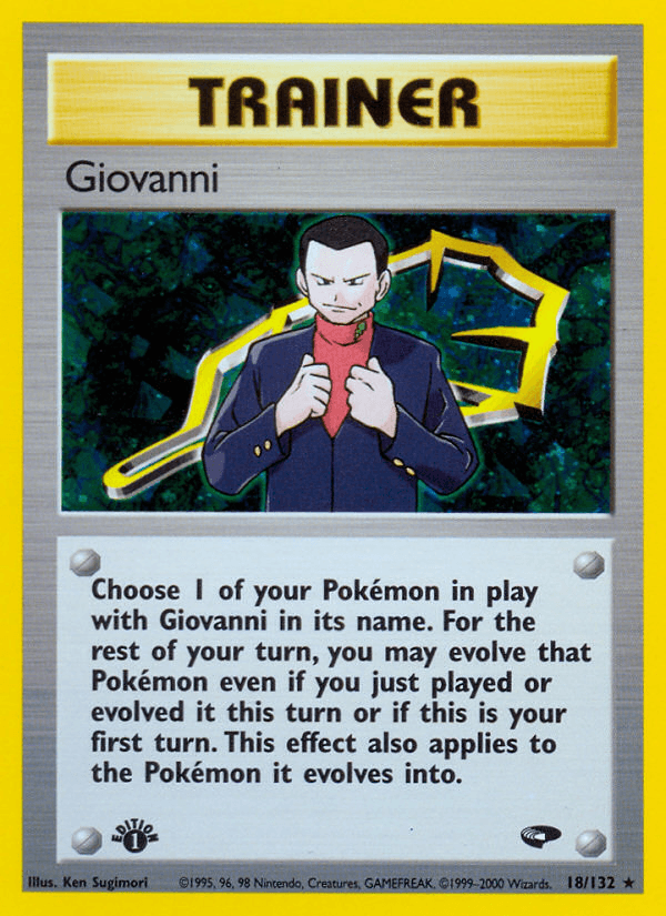 Giovanni Gym Challenge card