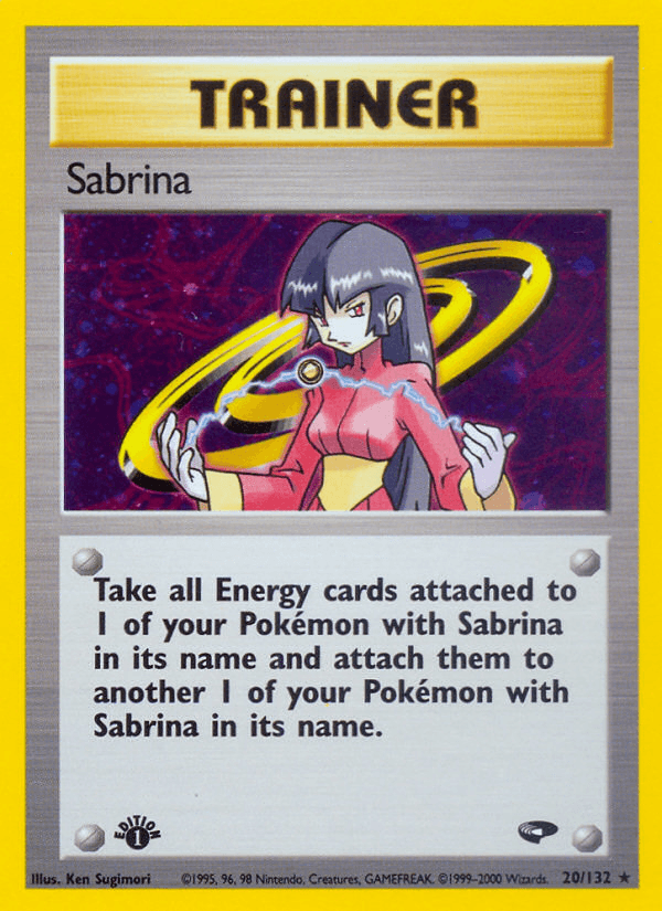 Sabrina Gym Challenge card