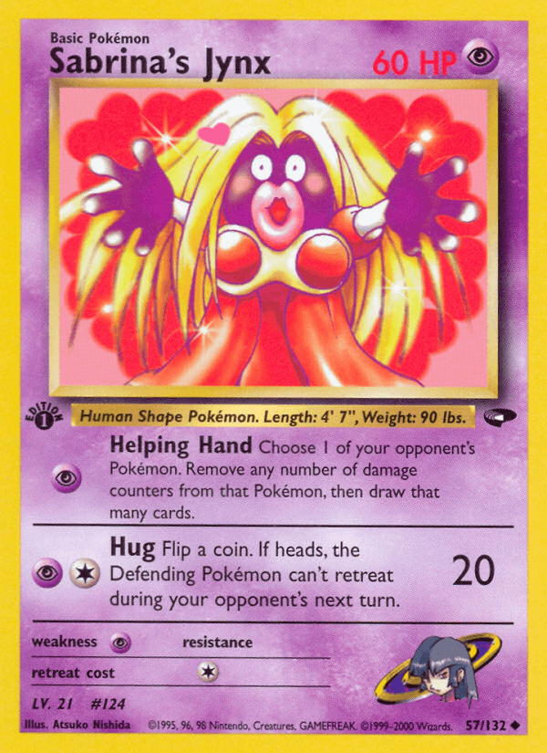 Sabrina's Jynx Gym Challenge card