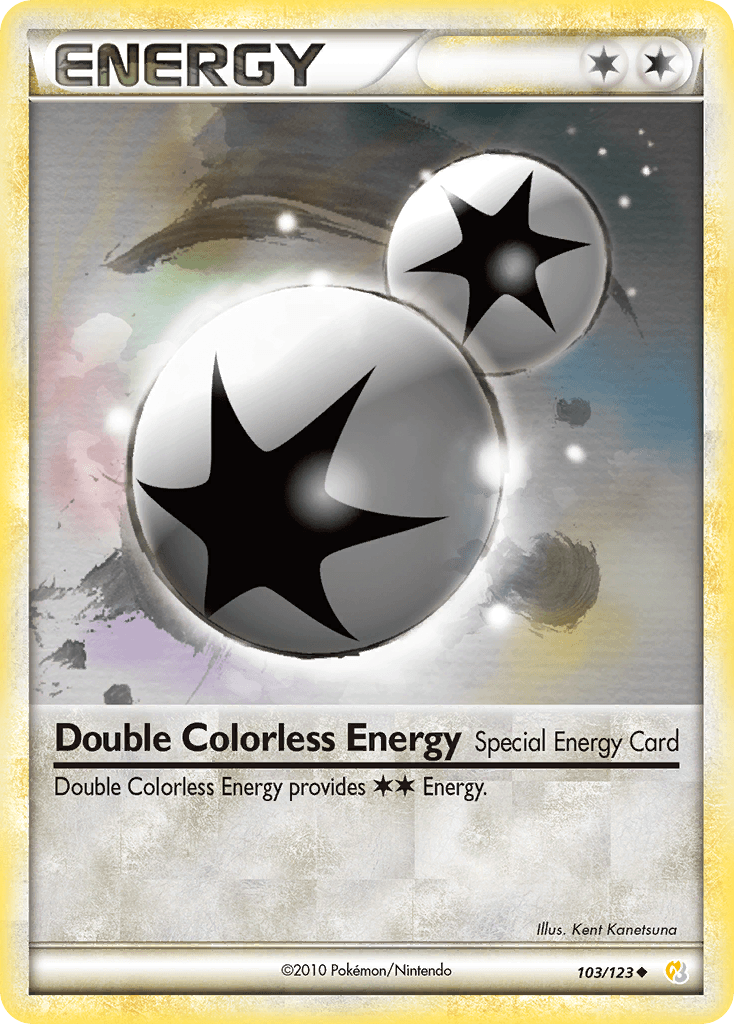 Double Colorless Energy HeartGold & SoulSilver card