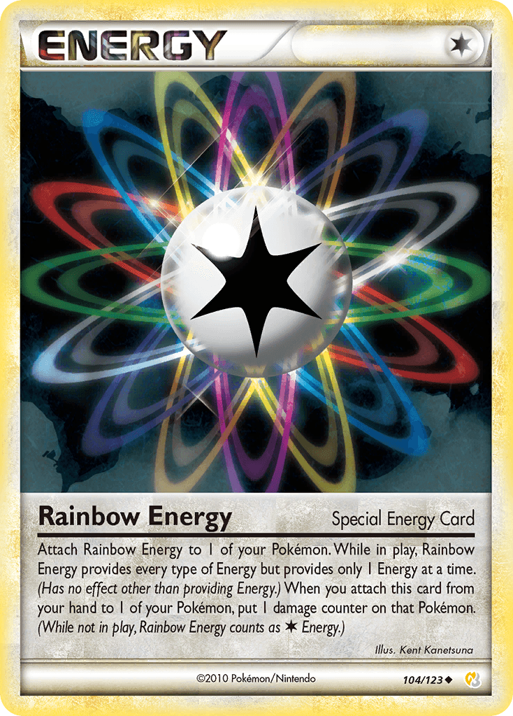 Rainbow Energy HeartGold & SoulSilver card