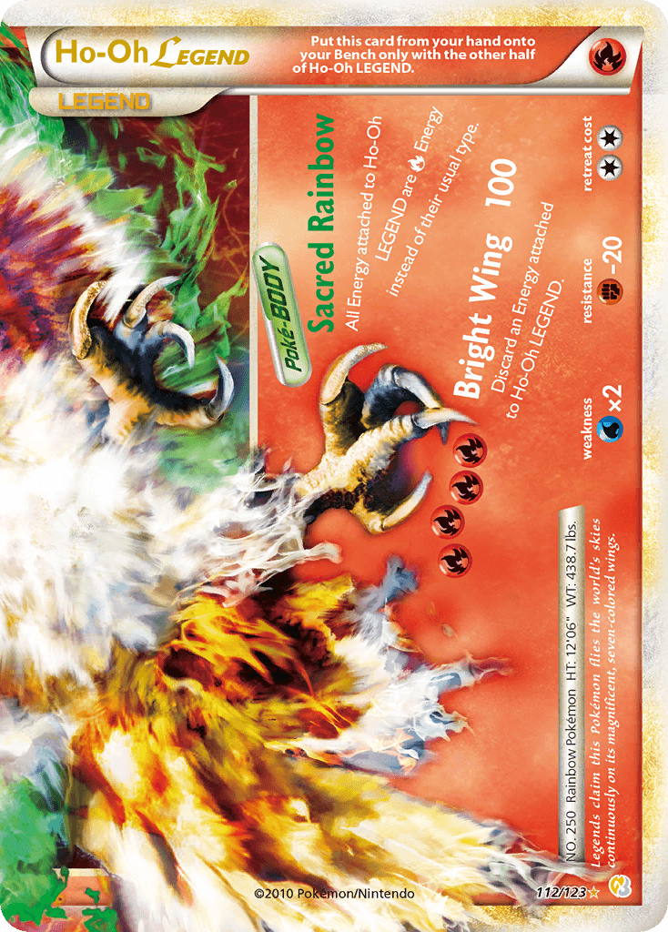 Ho-Oh LEGEND HeartGold & SoulSilver card