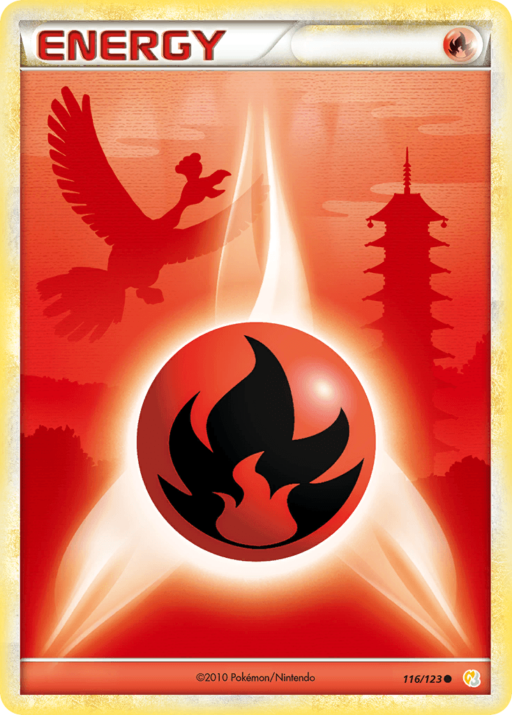 Fire Energy HeartGold & SoulSilver card
