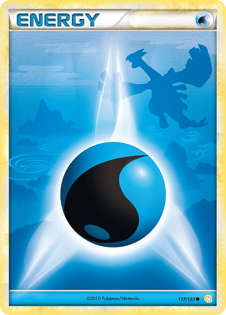 Water Energy HeartGold & SoulSilver card