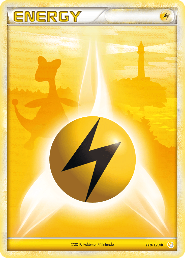 Lightning Energy HeartGold & SoulSilver card
