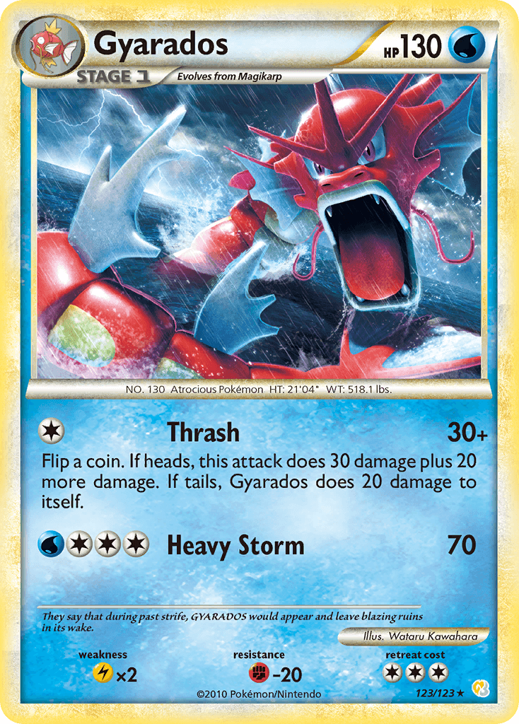 Gyarados 宝可梦 card