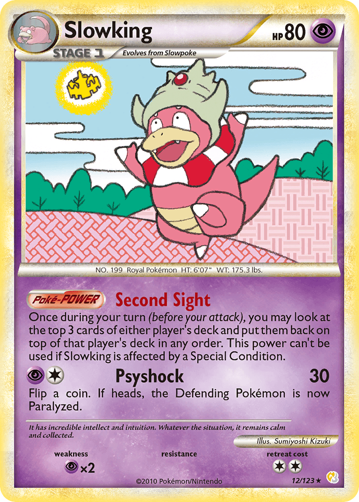 Slowking HeartGold & SoulSilver card