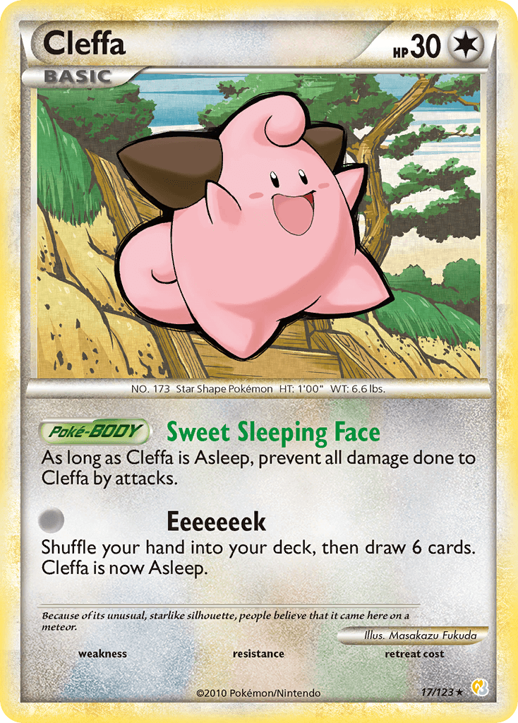 Cleffa 寶可夢 card