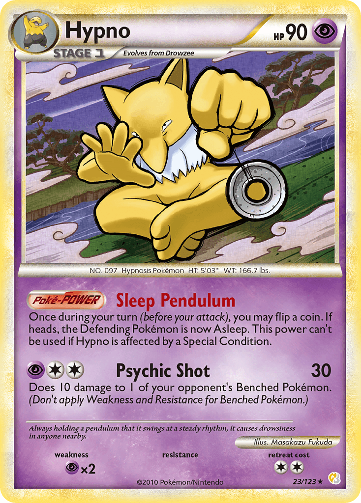 Hypno 寶可夢 card