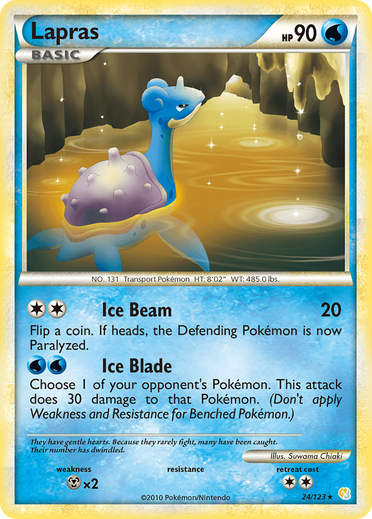 Lapras 寶可夢 card
