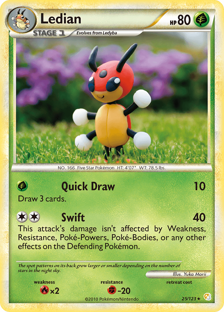 Ledian 寶可夢 card