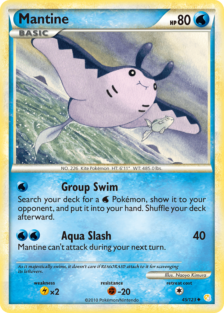 Mantine 寶可夢 card
