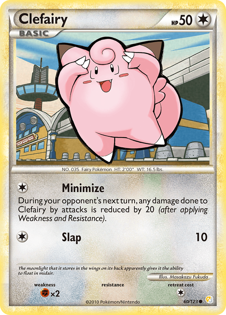 Clefairy HeartGold & SoulSilver card