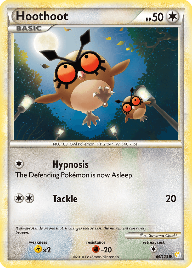 Hoothoot 寶可夢 card