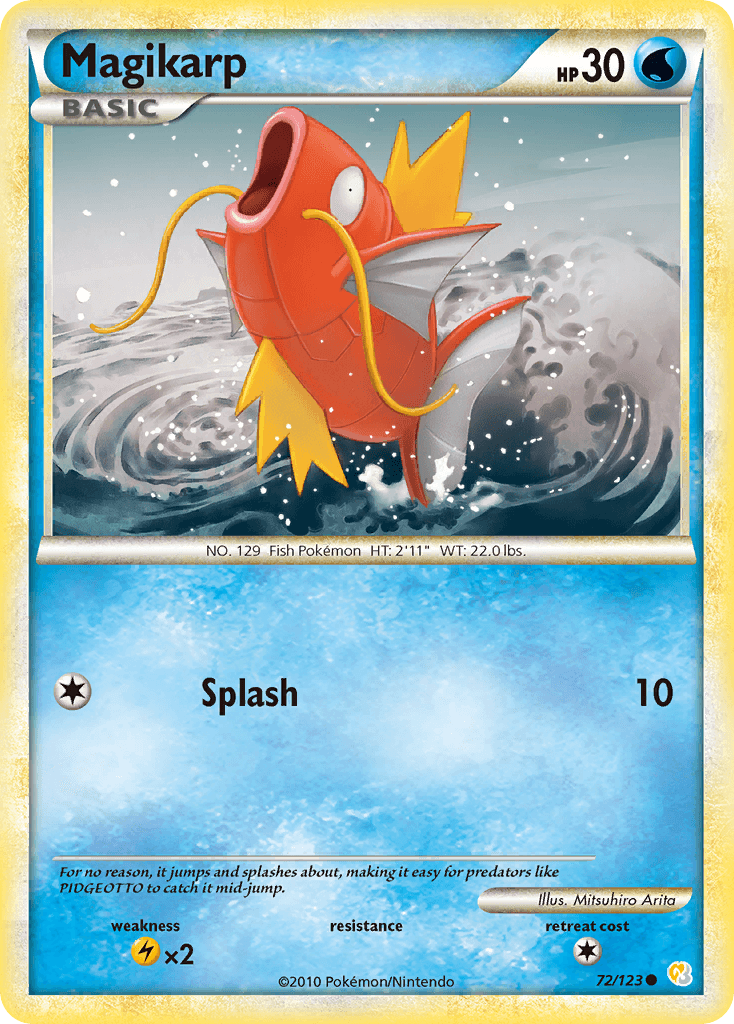 Magikarp HeartGold & SoulSilver card