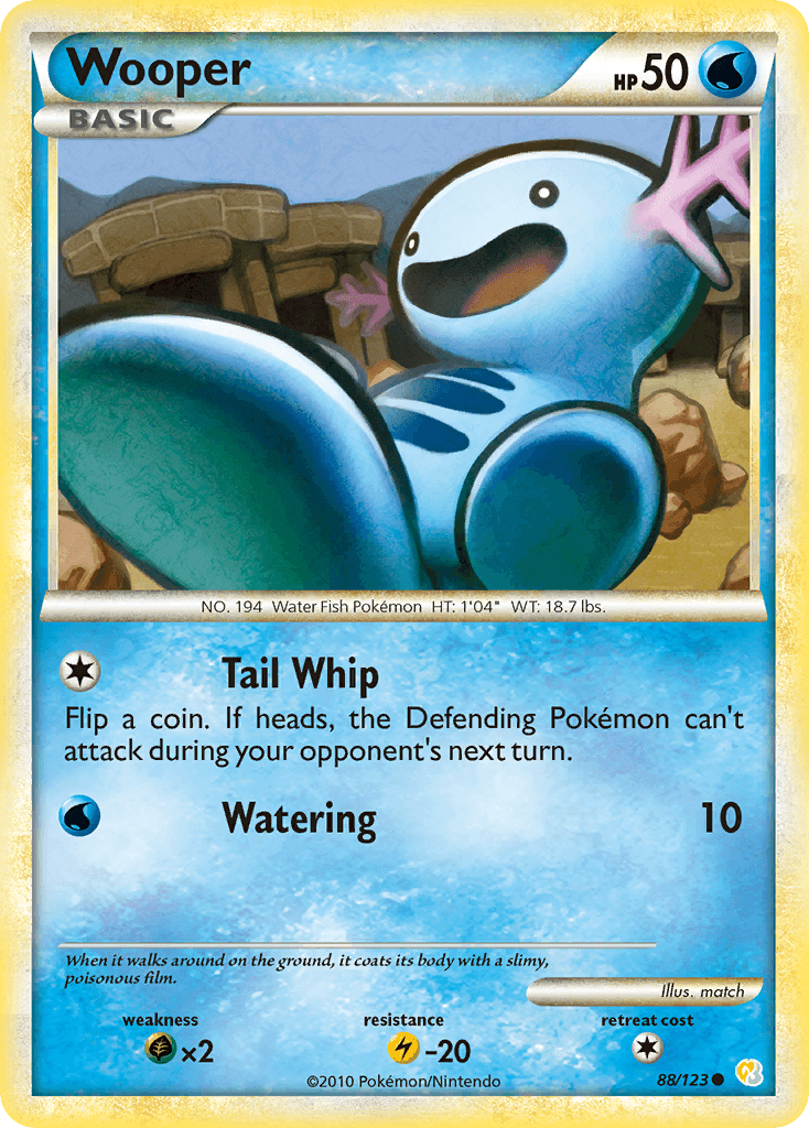 Wooper 寶可夢 card
