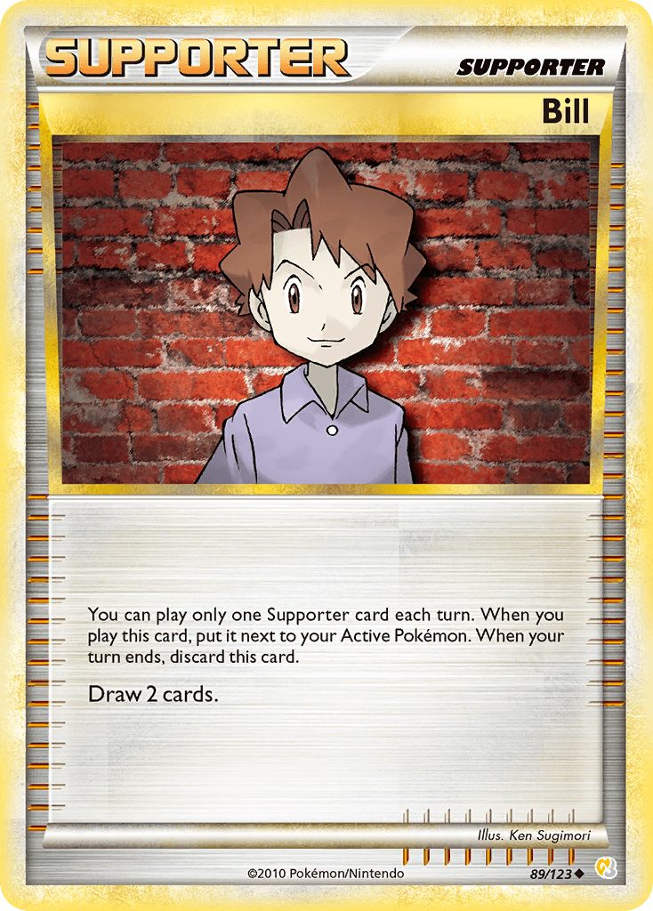 Bill HeartGold & SoulSilver card