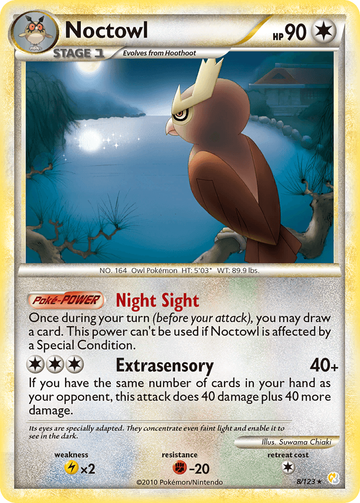 Noctowl HeartGold & SoulSilver card