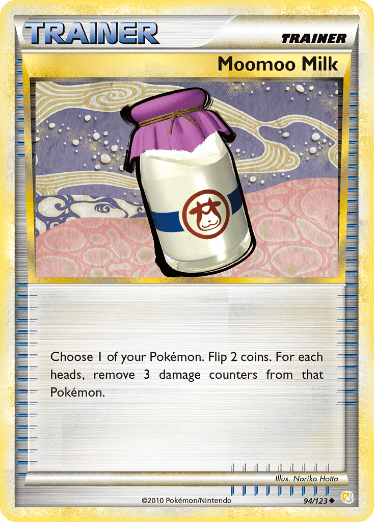 Moomoo Milk HeartGold & SoulSilver card