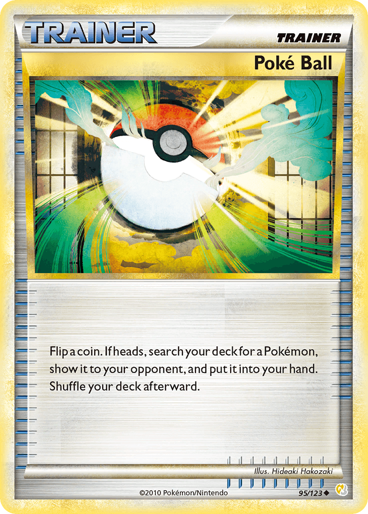 Poké Ball HeartGold & SoulSilver card
