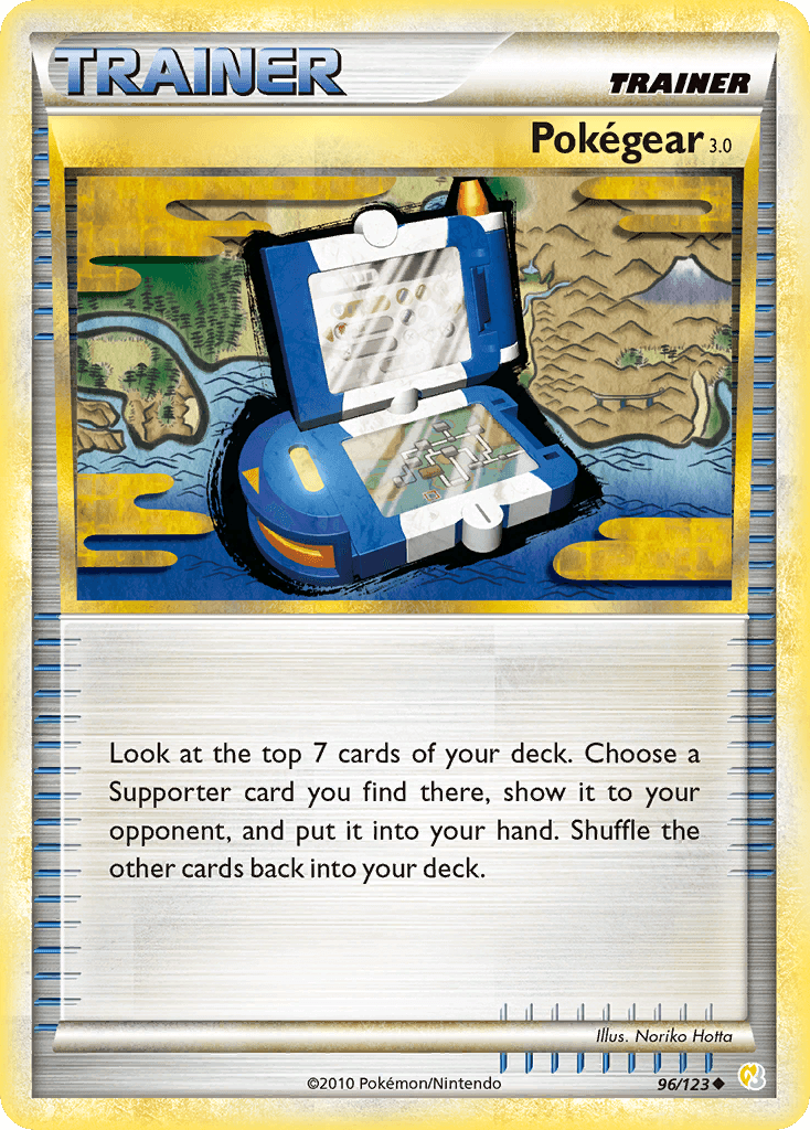 Pokégear 3.0 HeartGold & SoulSilver card