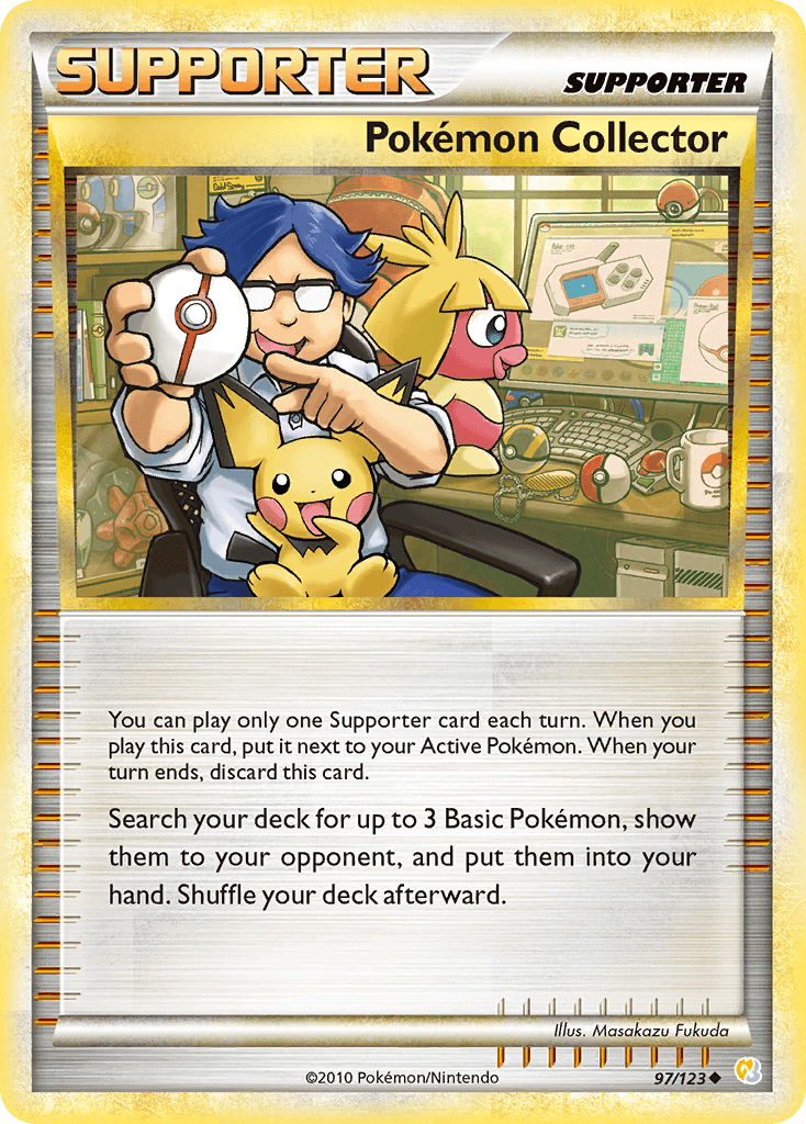 Pokémon Collector HeartGold & SoulSilver card