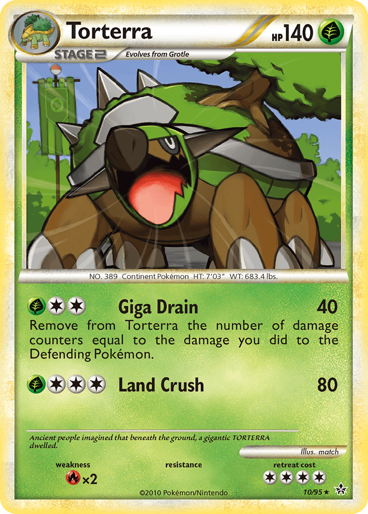 Torterra HS—Unleashed card
