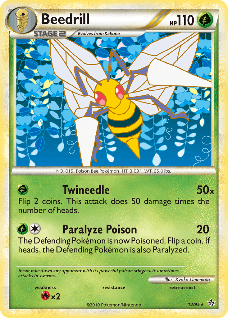 Beedrill HS—Unleashed card