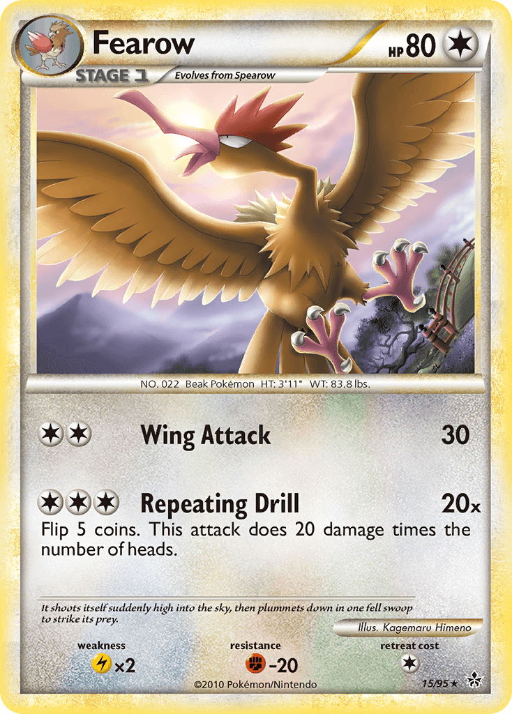 Fearow HS—Unleashed card