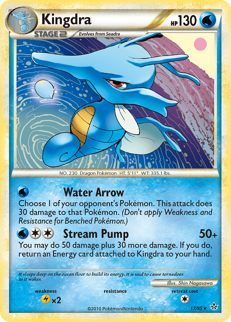 Kingdra HS—Unleashed card