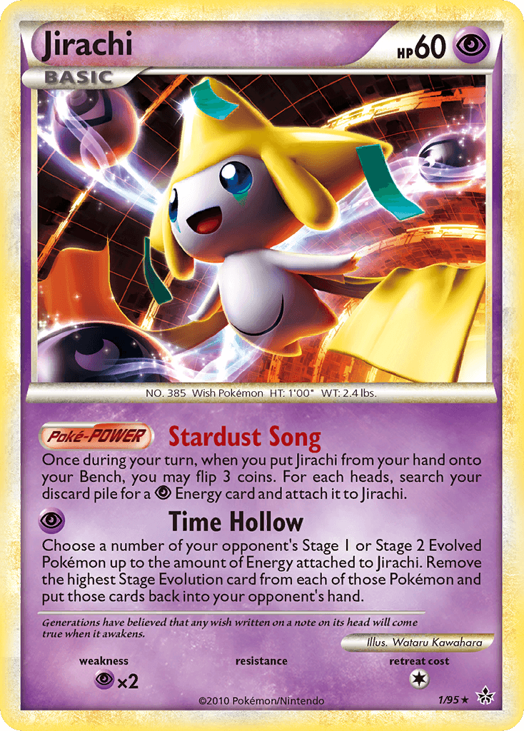 Jirachi HS—Unleashed card