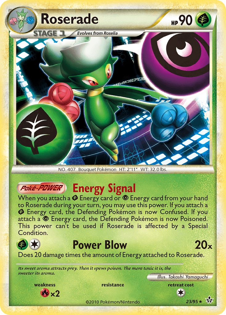 Roserade HS—Unleashed card